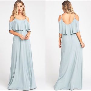 NWOT Show Me Your Mumu Caitlin Ruffle Maxi Dress